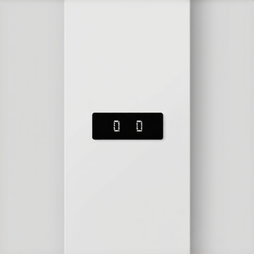 A high-tech smart lighting control interface for modern interiors