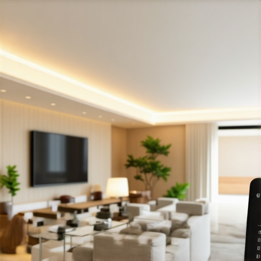 A sleek, modern lighting control panel for smart home system