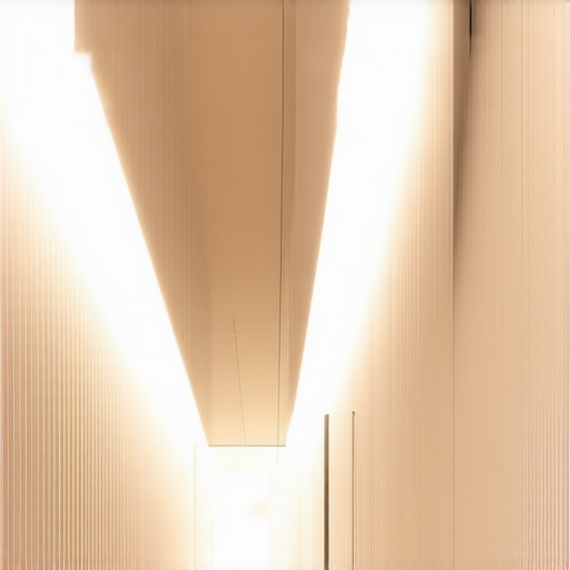 Modern home interior with advanced lighting technology