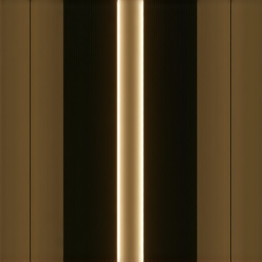 Modern interior with advanced LED lighting system highlighting aluminum profiles and sensor integration.