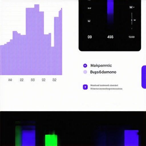 A sleek smart lighting control panel displaying dynamic data visuals in a contemporary home.