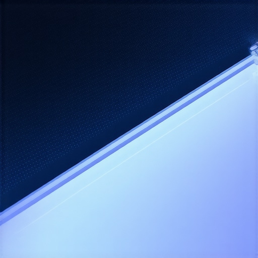 Close-up view of textured glass surface with accent lighting emphasizing details