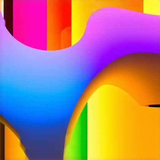 Organic-shaped LED sculpture illuminating a contemporary space