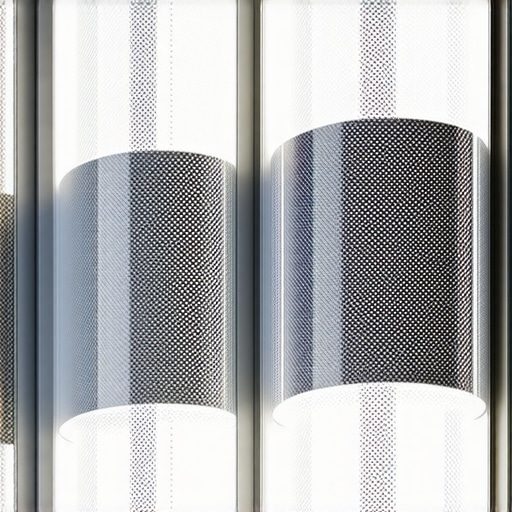 Close-up of a contemporary textured glass lighting fixture with adaptive surface elements