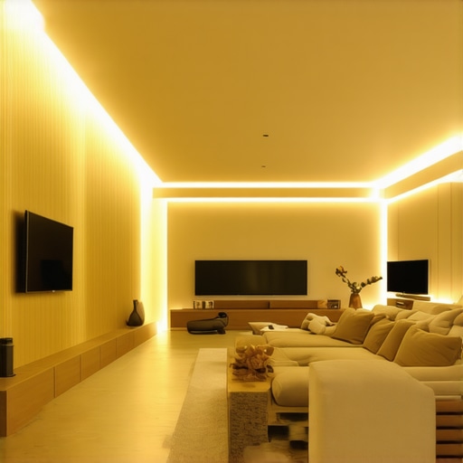 Suvremeni interijer s integriranom prirodnom rasvjetom i LED sustavima