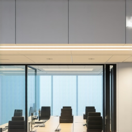 Prikaz modernog uredskog prostora s naprednim sustavima rasvjete s IoT tehnologijom