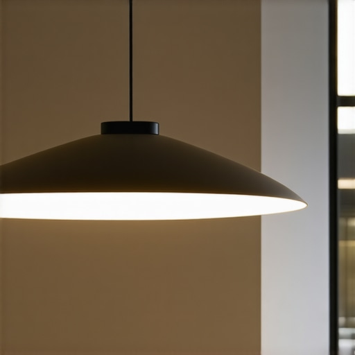 Minimalist Pendant Light Modern minimalist pendant light in a stylish interior