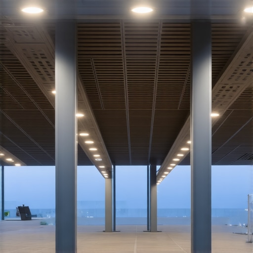 Futuristic modular outdoor LED lighting with configurable elements and smart technology.