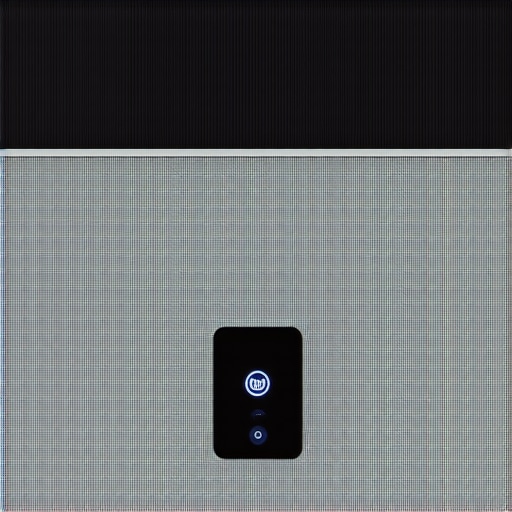 Ilustracija savremenog osvetljenja u pametnom domu sa kontrolnim panelom