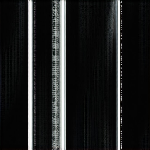 Perforated aluminum panels diffusing LED light in a minimalist bedroom.