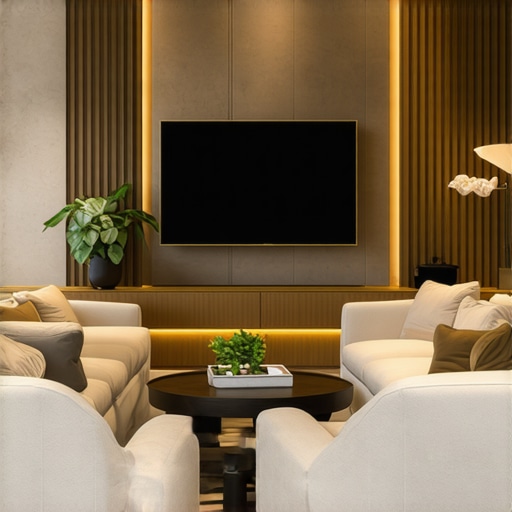 Unutarnji prostor sa sofisticiranom rasvjetom i tehnološki naprednim sistemima