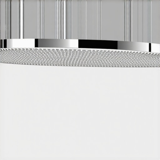 Luksuzni secesijski luster s kristalnim ukrasima i LED osvetljenjem unutar sofisticiranog interijera