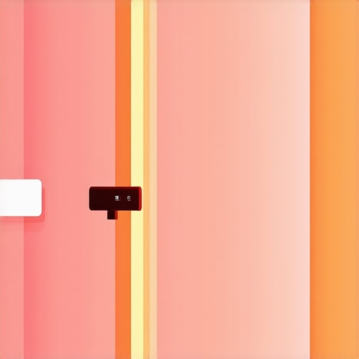 Interior of a salon showcasing adjustable LED lighting controlled via smart system