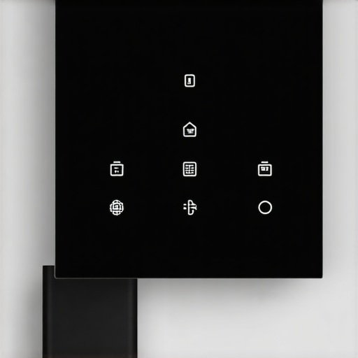 Touchscreen panel for managing smart lighting systems in a contemporary home