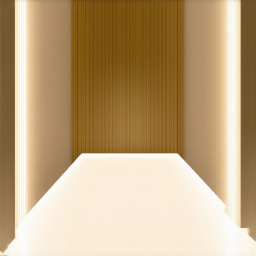 High-tech smart lighting system illuminating a contemporary living room