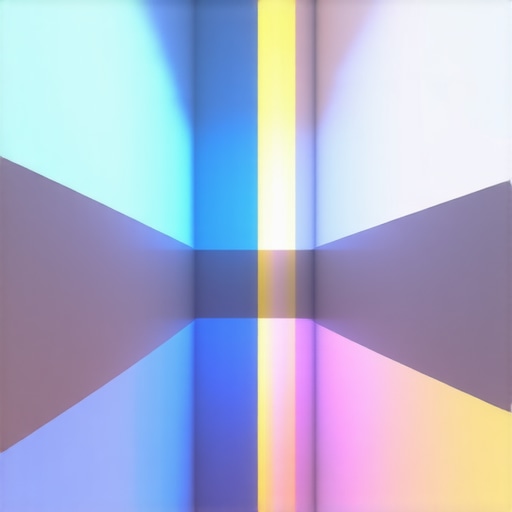 Smart Lighting Control System A high-tech interior with integrated smart lighting panels and dynamic lighting effects.