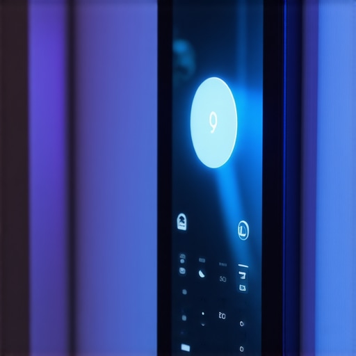 Touch screen control panel for smart home lighting