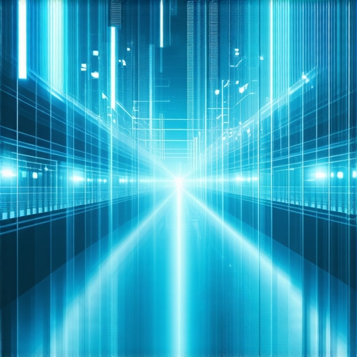 Futuristic 3D render of a building with integrated smart lighting panels