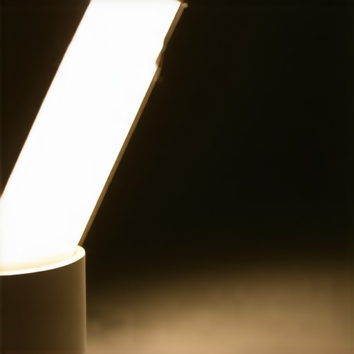 Sleek modern smart LED reading lamp with adjustable features