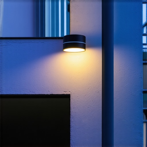 Modern outdoor sensor integrated with lighting system
