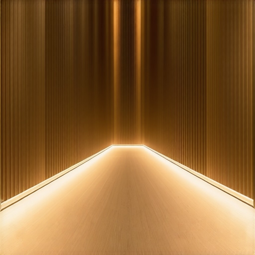 Interior with advanced smart lighting control system and customizable ambient lighting