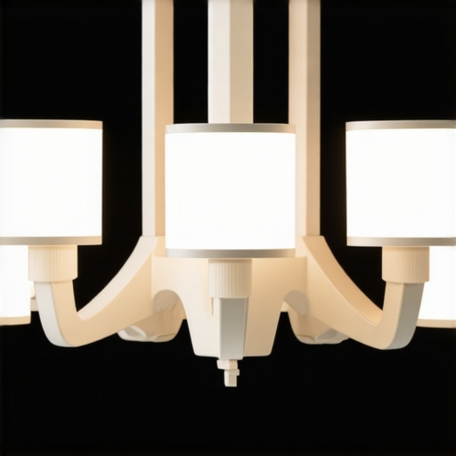 Vintage LED Chandelier with Smart Features Vintage-style chandelier fitted with modern LED and smart control system