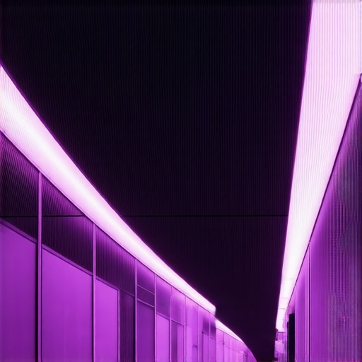 Modern office with dynamic circadian lighting system enhancing employee well-being